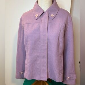 DUÉ PER DUÉ. Women's Purple Jacket.
Size M